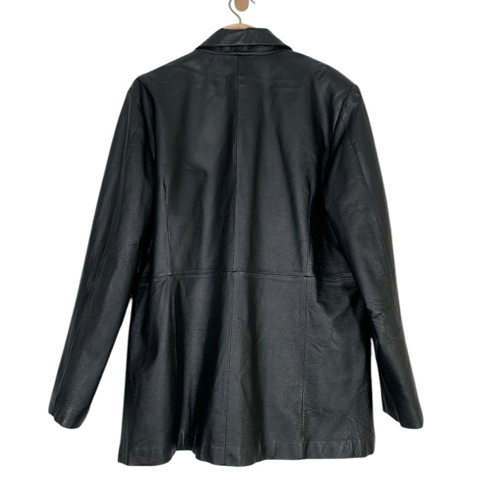 Vintage Beverly Hills Leather Club Faux Leather Coat Size 2XL - Picture 3 of 10